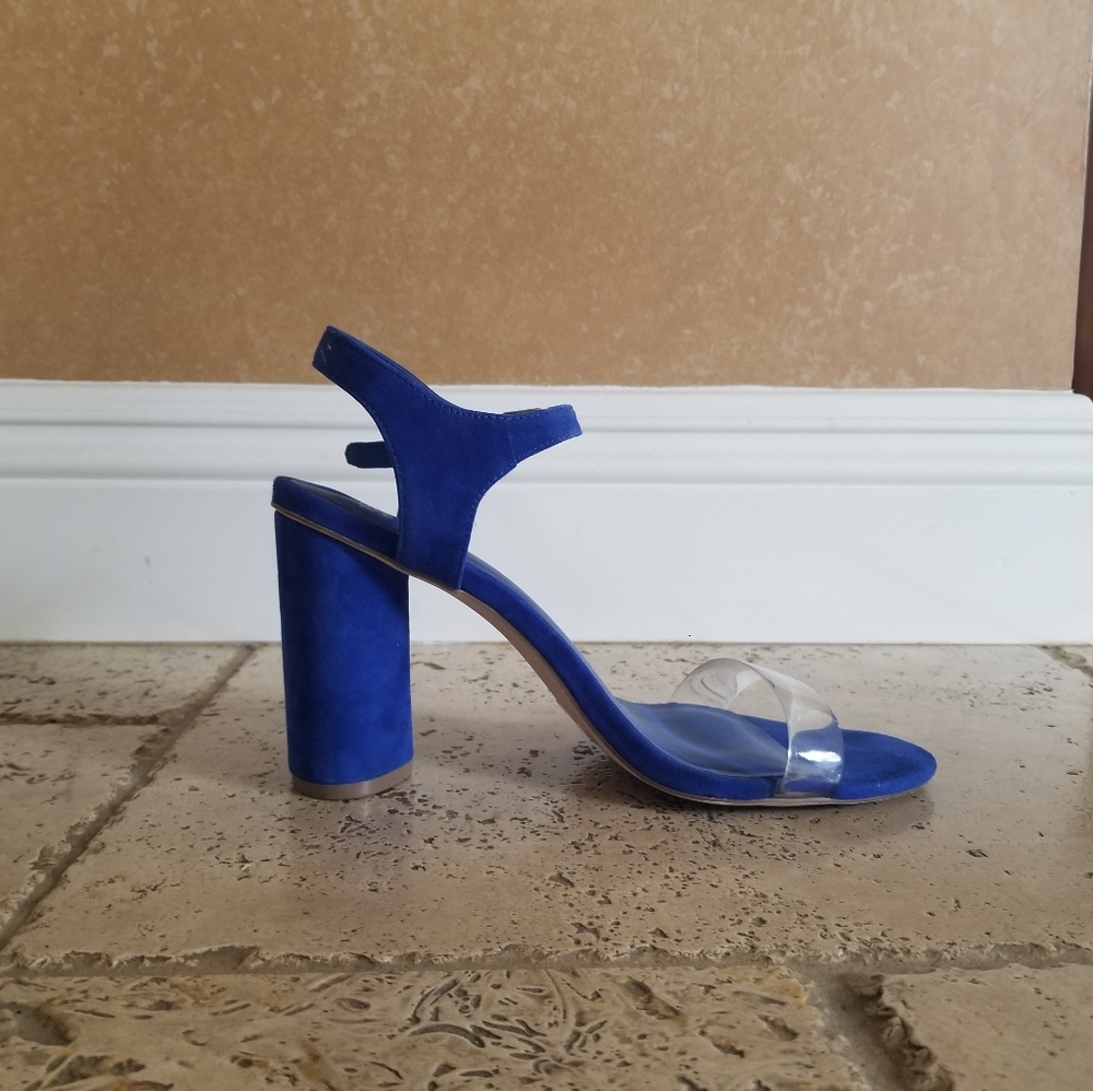 Sexy Royal Blue Suede Heels (only worn once)